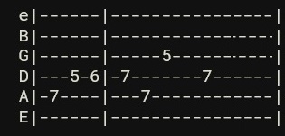 guitar tab